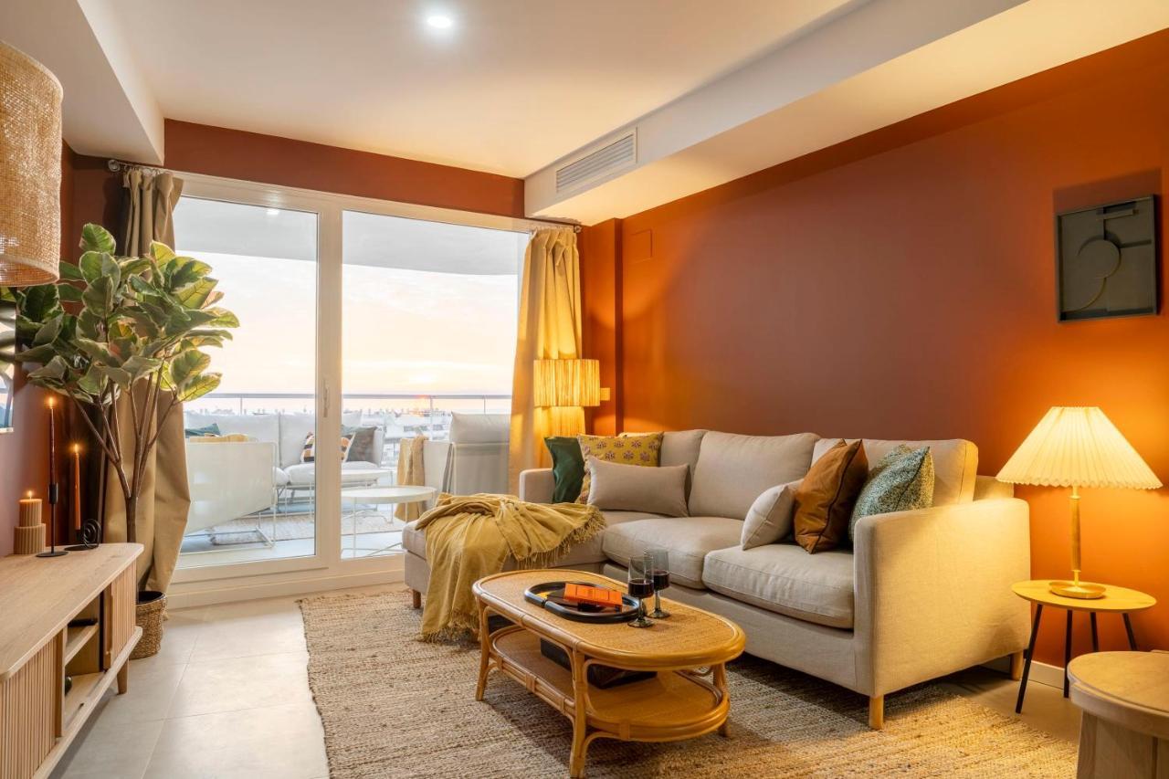 Gran Canet 2Br! Walk To Beach, Sea View, Sauna & Gym Canet d'En Berenguer Exterior foto