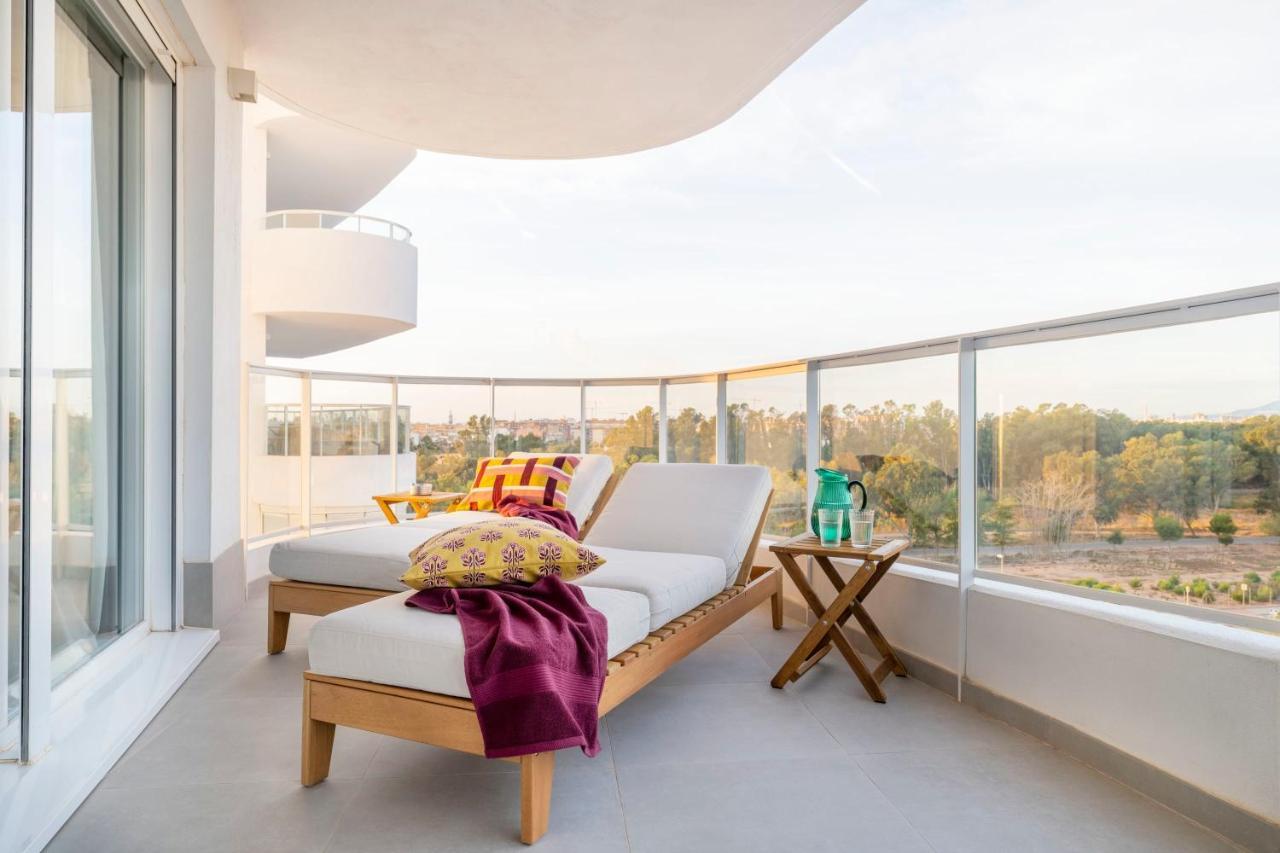 Gran Canet 2Br! Walk To Beach, Sea View, Sauna & Gym Canet d'En Berenguer Exterior foto