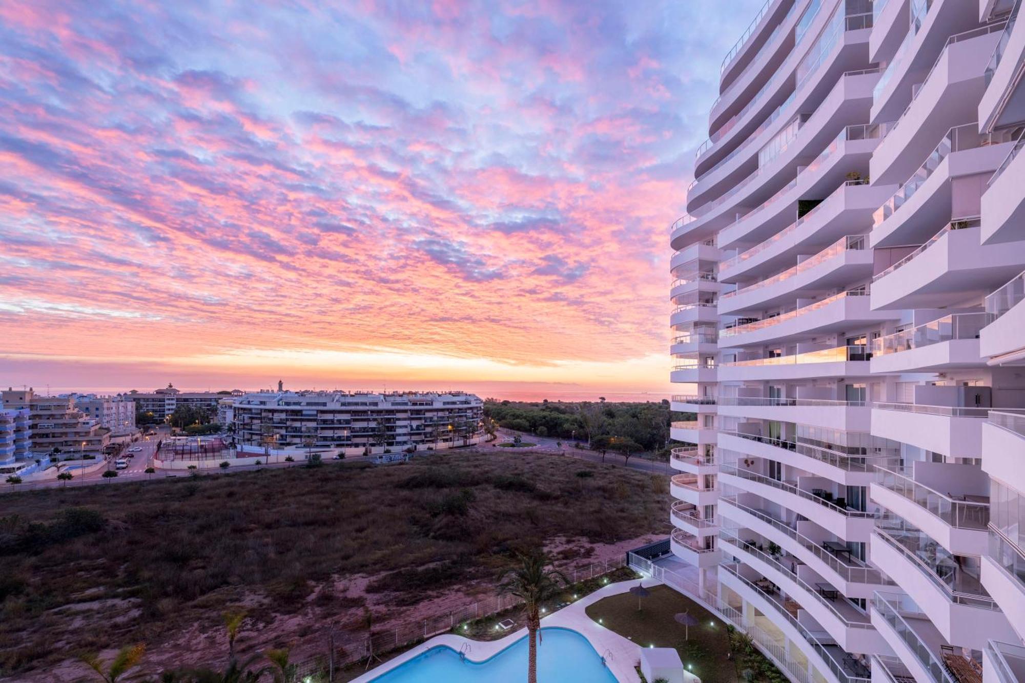 Gran Canet 2Br! Walk To Beach, Sea View, Sauna & Gym Canet d'En Berenguer Exterior foto
